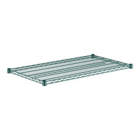 Regency 24" x 42" NSF Green Epoxy Wire Shelf