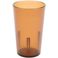 Cambro 500P2153 Colorware 5.2 oz. Amber Customizable SAN Plastic Tumbler - 24/Case