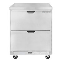 Beverage-Air WTRD27AHC-2-FLT-23 27" Compact ADA Height Worktop Refrigerator with Two Drawers