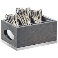 Cal-Mil 3811-83 Ashwood 3-Compartment Flatware Organizer