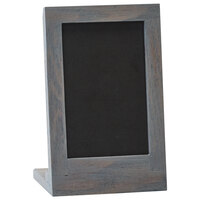 Cal-Mil 3818-46-83 Ashwood 4" x 6" Chalkboard Stand with Black Chalkboard