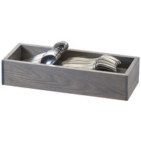 Cal-Mil 3819-83 Ashwood 2-Compartment Flatware Organizer