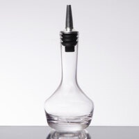 American Metalcraft BB2 4 oz. Clear Glass Bitters Bottle