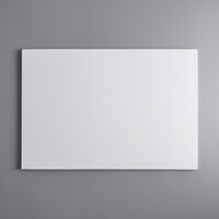 Enjay 1/2-17122512W12 25 1/2" x 17 1/2" Fold-Under 1/2" Thick Full Sheet White Cake Board - 12/Case