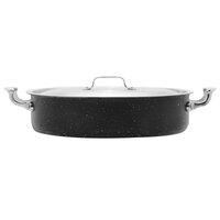 Bon Chef 60032GALAXY Cucina 9 Qt. Galaxy Stainless Steel Induction Brazier Pot with Lid