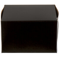 Enjay B-BLK-885 8" x 8" x 5" Black Cake / Bakery Box - 10/Pack