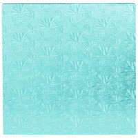 Enjay 1/2-14SBLUE12 14" Fold-Under 1/2" Thick Blue Square Cake Drum