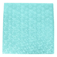 Enjay 1/2-18SBLUE12 18" Fold-Under 1/2" Thick Blue Square Cake Drum