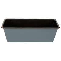 Matfer Bourgeat 331096 Exopan Steel Non-Stick Flared Bread Loaf Pan - 7 7/8" x 3 1/8" x 2 3/4"