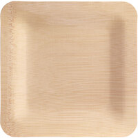 EcoChoice 9" Compostable Bamboo Square Plate - 25/Pack