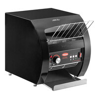 Hatco TQ3-10 Toast Qwik Black One or Two Side Conveyor Toaster with 2" Opening - 240V, 1780W