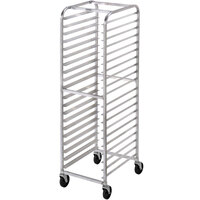 Channel 401AC 20 Pan Economy End Load Aluminum Sheet / Bun Pan Rack - Assembled