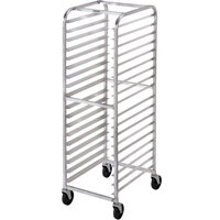 Channel 406AC 18 Pan Economy End Load Aluminum Sheet / Bun Pan Rack - Assembled