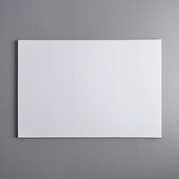 Enjay 1/4-17122512W12 25" x 18" Fold-Under 1/4" Thick Full Sheet White Cake Board