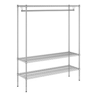 Regency 18" x 60" x 74" Chrome Garment Rack