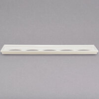 Bon Chef EZ-12L-1-SDPWHT EZ Fit Smart Tile White Sandstone Finish 1/2 Long 5 Hole Adapter Plate