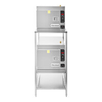 Cleveland 2-21CET8 SteamCraft Ultra Double 6 Pan Electric Countertop Steamer Package - 208V, 3 Phase