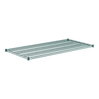 Regency 30" x 60" Green Epoxy Wire Shelf