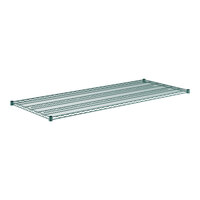 Regency 30" x 72" Green Epoxy Wire Shelf