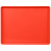 Cambro 1418D510 14" x 18" Signal Red Dietary Tray - 12/Case