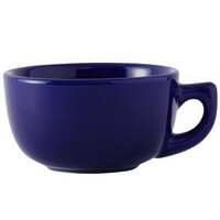 Tuxton BCF-1402 Cobalt 14 oz. Jumbo Cappuccino China Cup - 24/Case