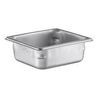 Vollrath 30622 Super Pan V® 1/6 Size 2 1/2" Deep Anti-Jam Stainless Steel Steam Table / Hotel Pan - 22 Gauge