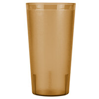 Cambro 3200P2153 Colorware 32 oz. Amber Customizable SAN Plastic Tumbler - 24/Case