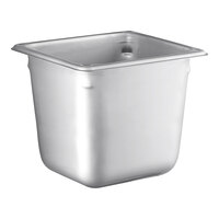 APW Wyott 2420800 1/6 Size Stainless Steel Steam Table / Hotel Pan - 6" Deep