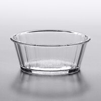 GET ER-020-CL 2 oz. Clear Fluted SAN Plastic Ramekin - 48/Case