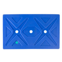 CaterGator Blue Full Size Ice Board for Food Pan Carriers - 20 3/4" x 12 3/4" x 1 1/2"