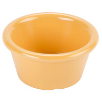 GET S-620-TY Diamond Mardi Gras 2 oz. Tropical Yellow Melamine Ramekin - 48/Case