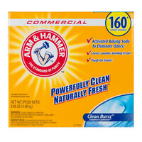 Arm & Hammer 9.86 lb. Clean Burst HE Powder Laundry Detergent - 3/Case