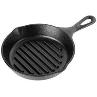 Lodge L3GP 6 1/2" Pre-Seasoned Cast Iron Grill Pan