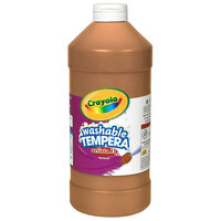 Crayola 543115007 Artista II 16 oz. Brown Washable Tempera Paint