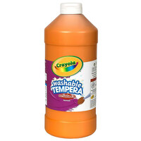 Crayola 543115036 Artista II 16 oz. Orange Washable Tempera Paint