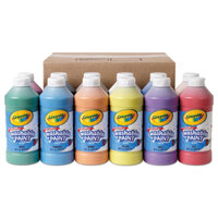 Crayola 549718 12 Assorted 16 oz. Washable Paint