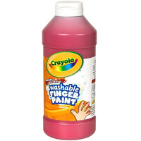 Crayola 551316038 16 oz. Red Washable Finger Paint