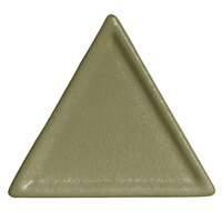 G.E.T. Enterprises DT200WG Bugambilia Classic Textured Finish Willow Green Resin-Coated Aluminum 4 1/2" XXS Triangle Disc Platter