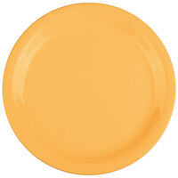 GET NP-7-TY Diamond Mardi Gras 7 1/4" Tropical Yellow Narrow Rim Round Melamine Plate - 48/Case