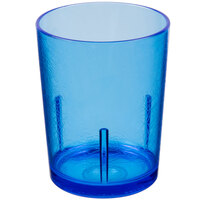 Cambro D14608 Del Mar 14 oz. Sapphire Blue Customizable SAN Plastic Tumbler - 36/Case