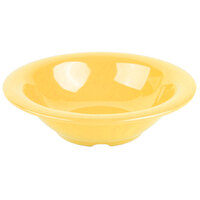 GET B-127-TY Diamond Mardi Gras 12 oz. Tropical Yellow Melamine Bowl - 24/Case