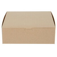 9" x 9" x 3" Kraft Pie / Bakery Box - 10/Pack