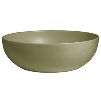 G.E.T. Enterprises BRD18WG Bugambilia 15.9 Qt. Classic Textured Finish Willow Green Resin-Coated Aluminum Extra Large Deep Round Bowl