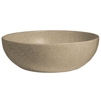 G.E.T. Enterprises BRD18S Bugambilia 15.9 Qt. Classic Textured Finish Sand Granite Resin-Coated Aluminum Extra Large Deep Round Bowl