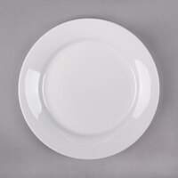 Libbey 999023155 Rigel Constellation 11" Round Lunar Bright White Porcelain Plate - 12/Case