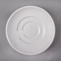 Libbey 999023500 Rigel Constellation 6" Round Lunar Bright White Porcelain Saucer - 36/Case