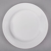 Libbey 999023162 Rigel Constellation 11 7/8" Round Lunar Bright White Porcelain Plate - 12/Case