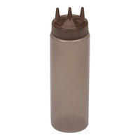Vollrath Traex® Color-Mate™ 24 oz. Brown Tri Tip™ Wide Mouth Squeeze Bottle
