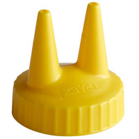 Vollrath 2200-08 Traex® Yellow Twin Tip™ Standard Bottle Cap