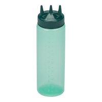 Vollrath Traex® Color-Mate™ 24 oz. Green Tri Tip™ Wide Mouth Squeeze Bottle